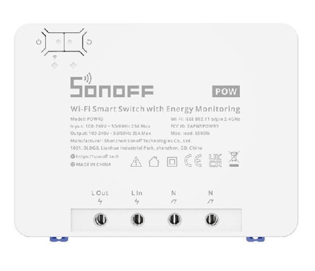 Sonoff Inteligentny przekaźnik POWR3 - 1062441 - zdjęcie